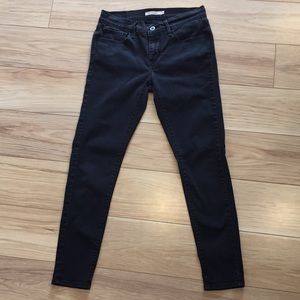 Levi’s 710 Skinny Jeans Black SZ 30x28
